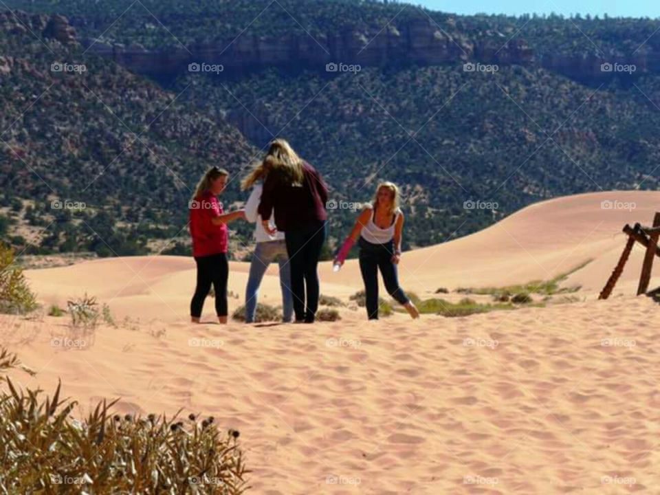 Pink Sand Dunes