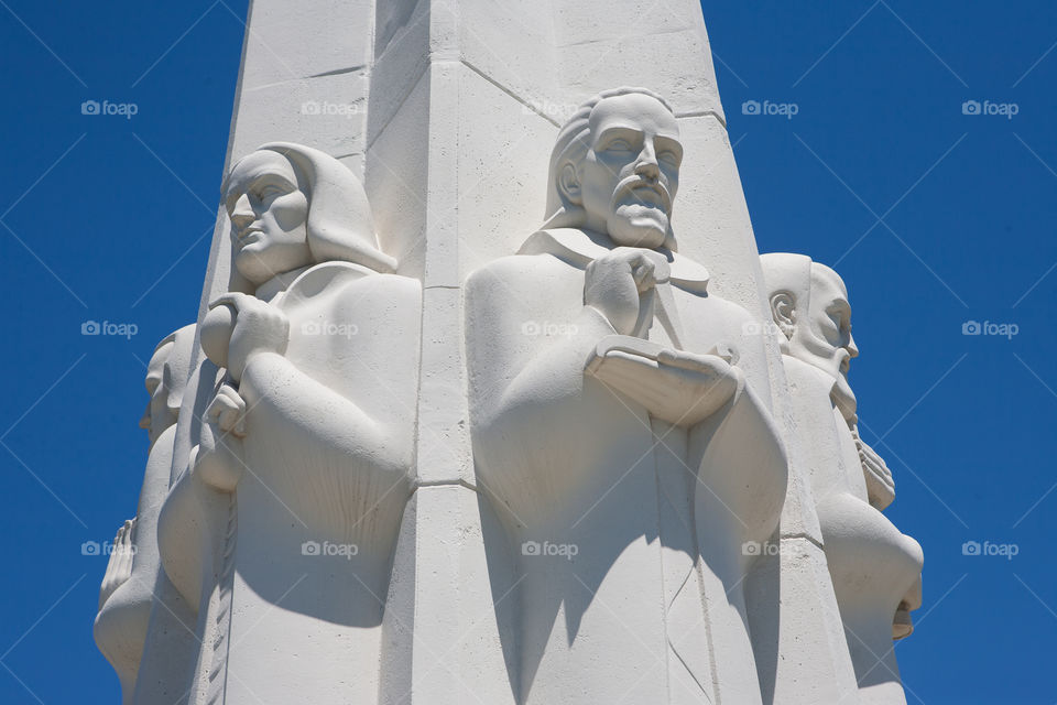 Griffith Observatory astronomers statues dedication 