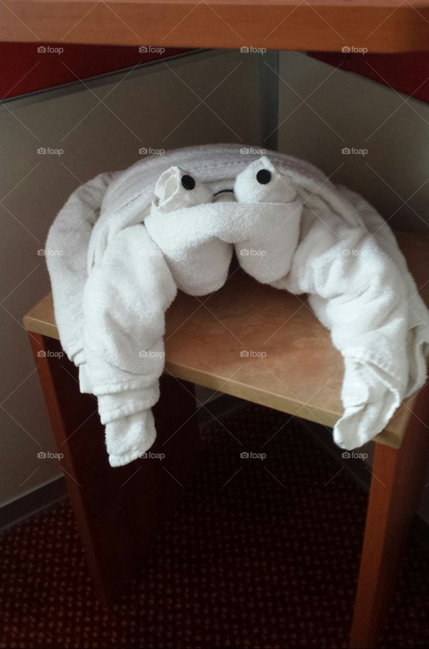 Towel creature