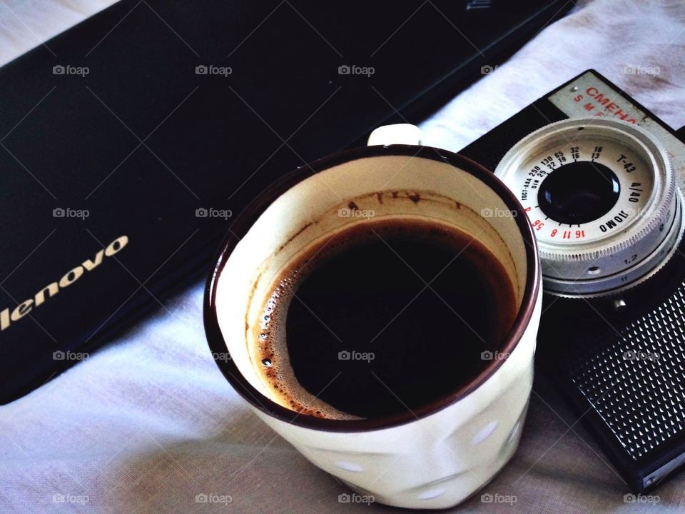 technology and coffe