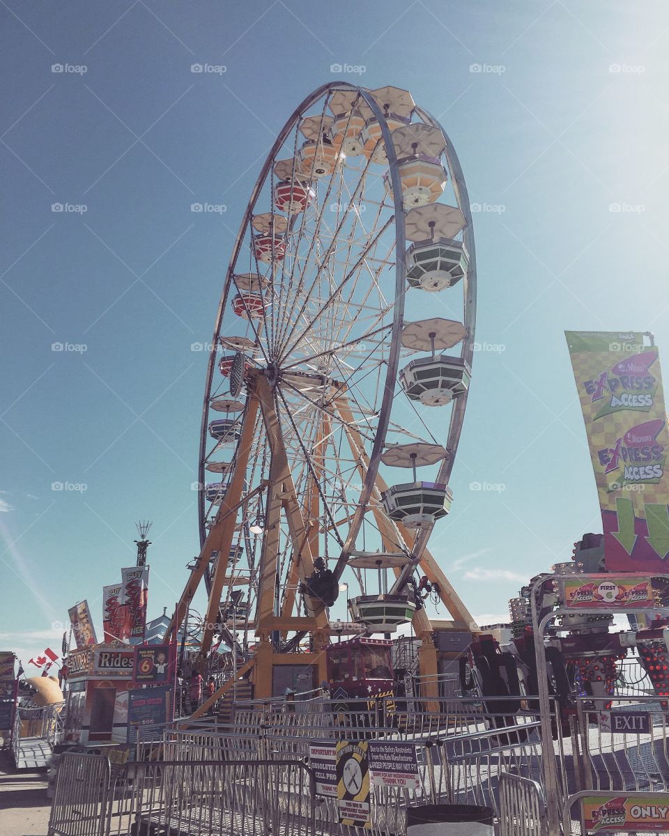 Ferris Wheel, Roll Along, Carnival, Entertainment, Carousel
