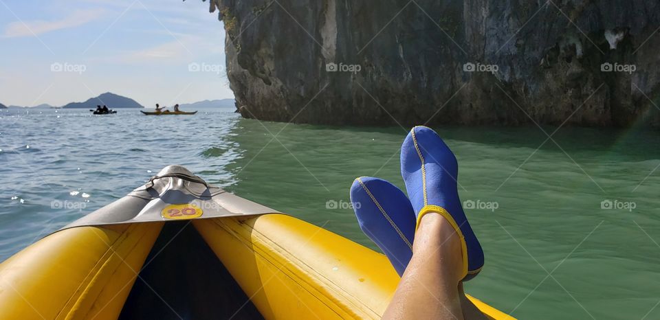 Kayaking fun in Thailand