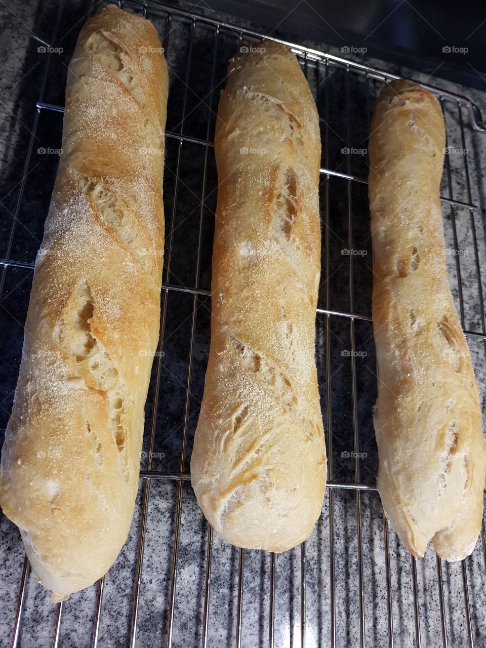 Selfmade baguettes