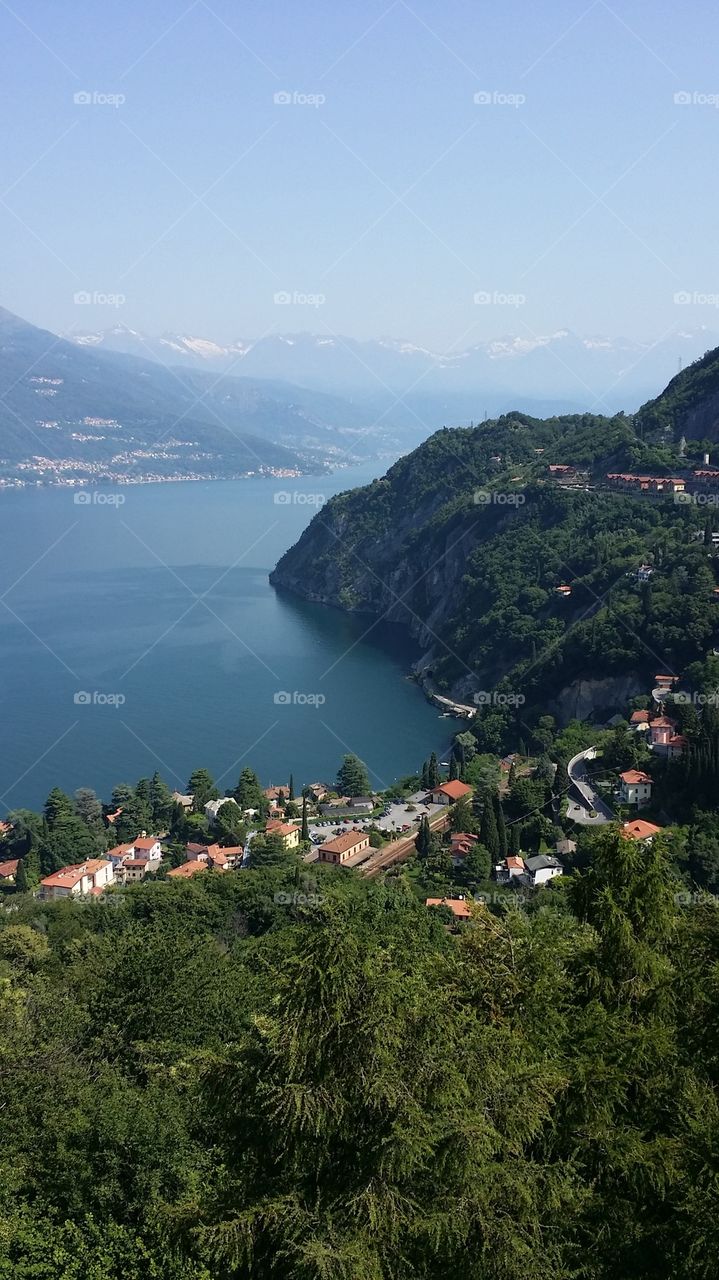 High angle view of nature