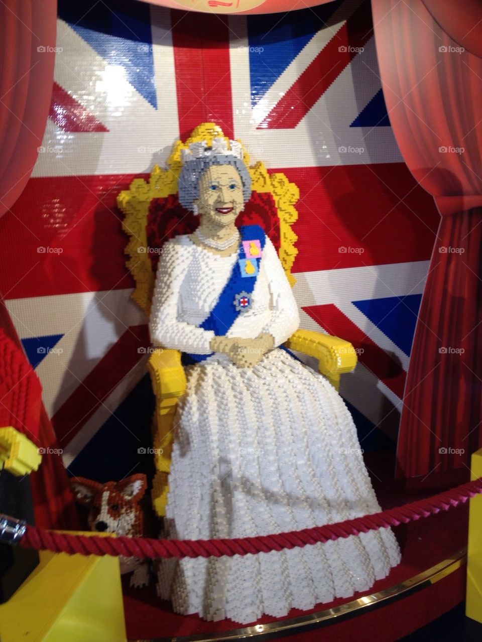 The Queen of England in lego