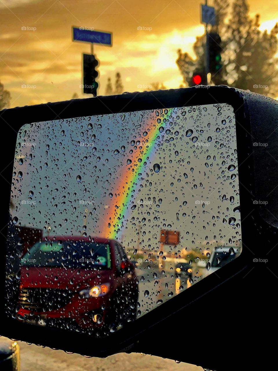Rainbow in Southern California 