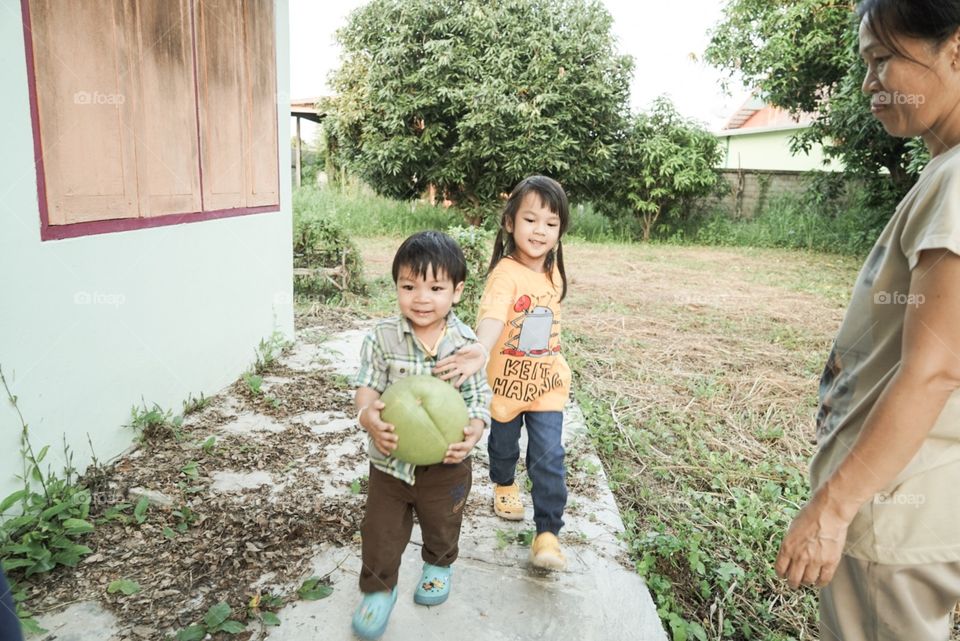 Child, Family, Outdoors, Togetherness, People