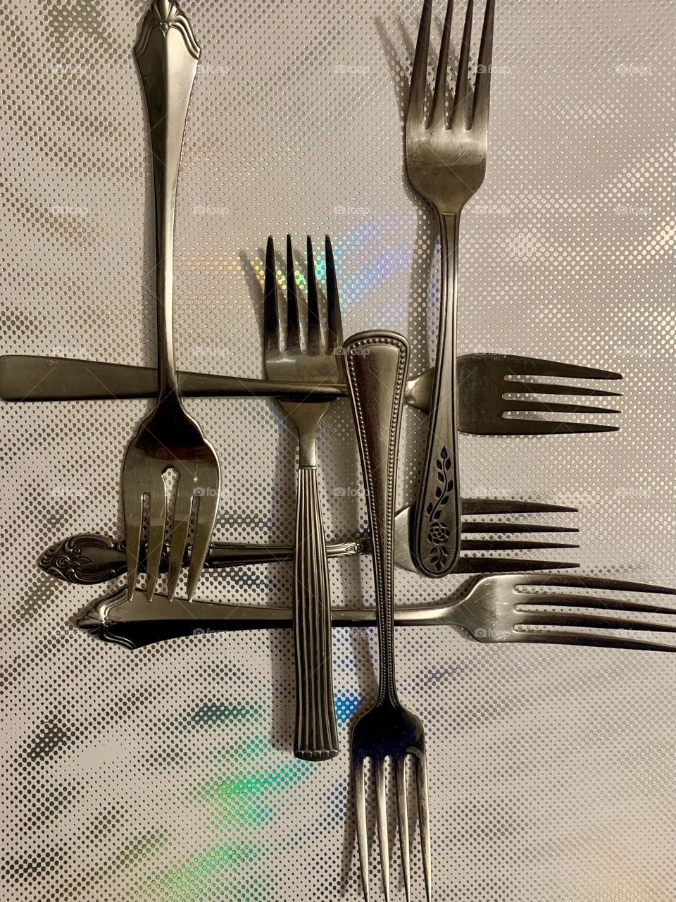 7 forks abstract 