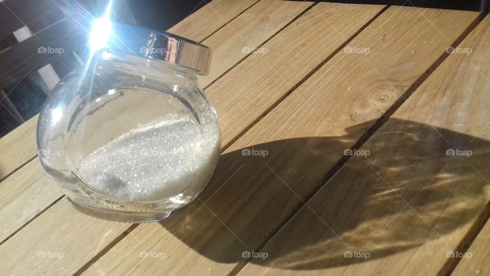 sugar shaker sunlight