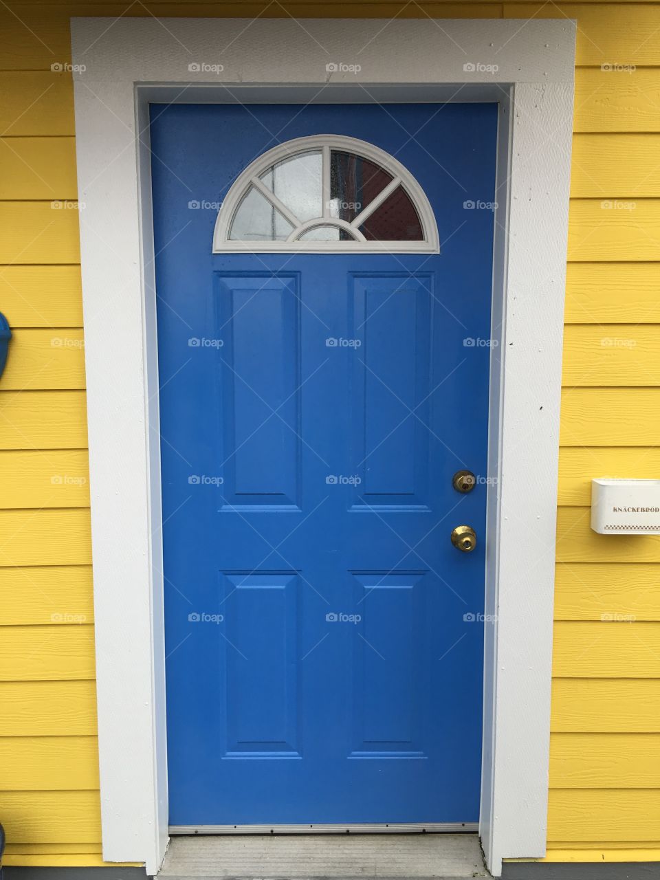 Blue door