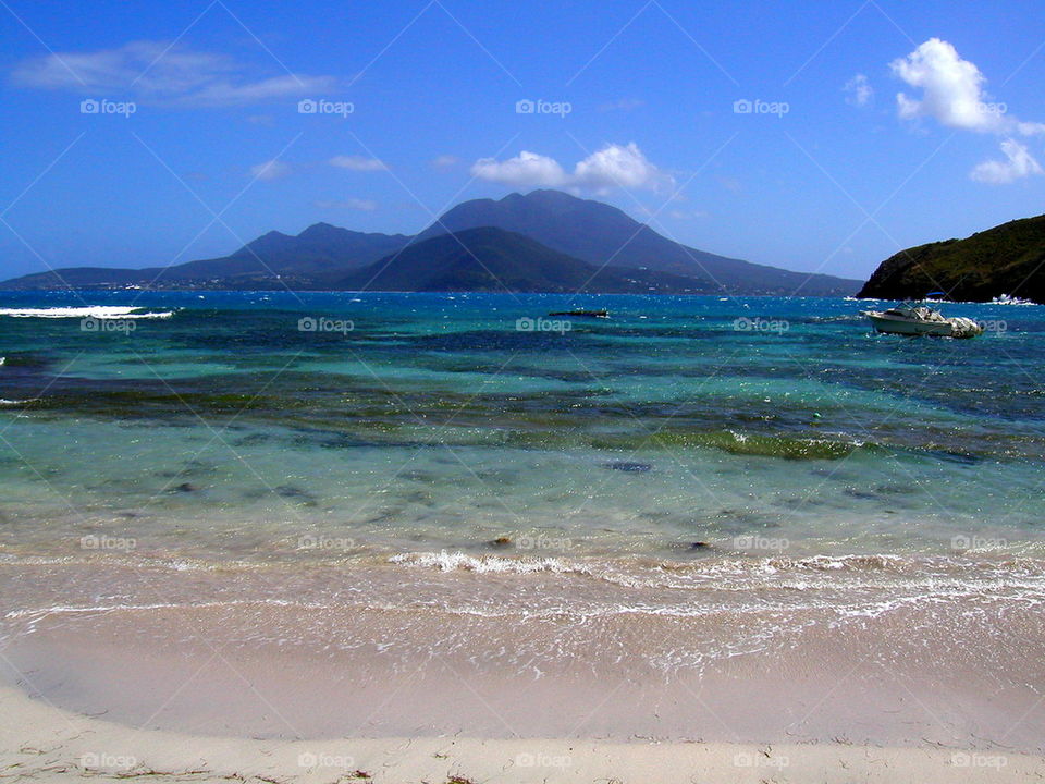 Nevis from afar