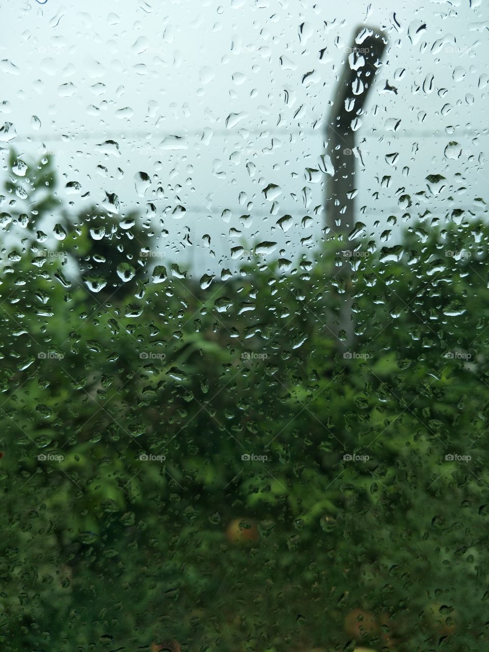 raindrops in the car window,kollegal,india