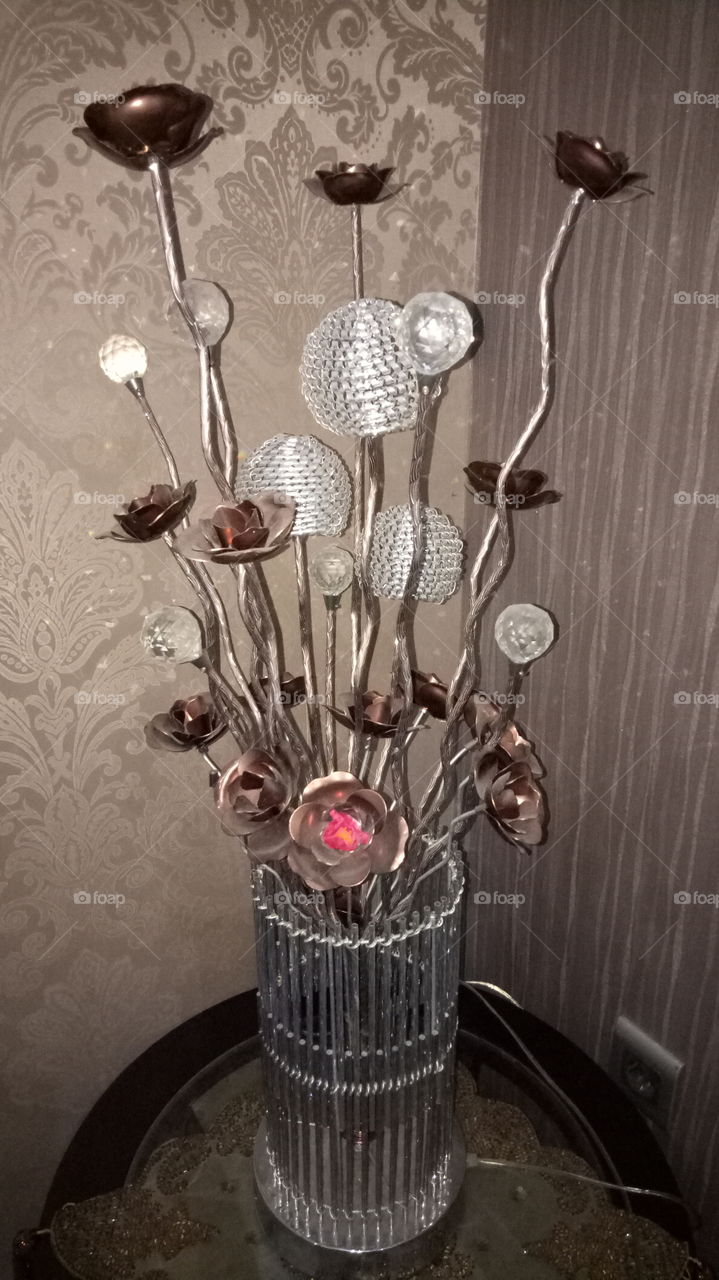 aluminium flower