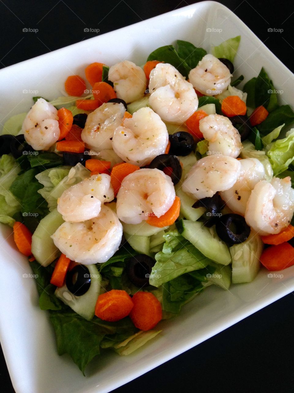 Salad with Shrimp 