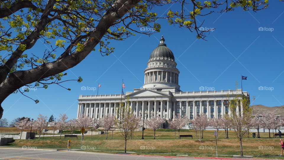Salt Lake City Capitol. Building classic architecture