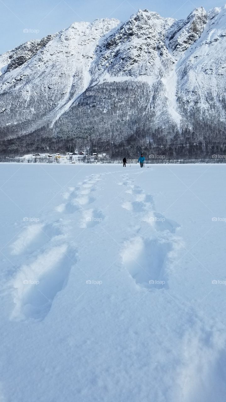 Ice fishing trip