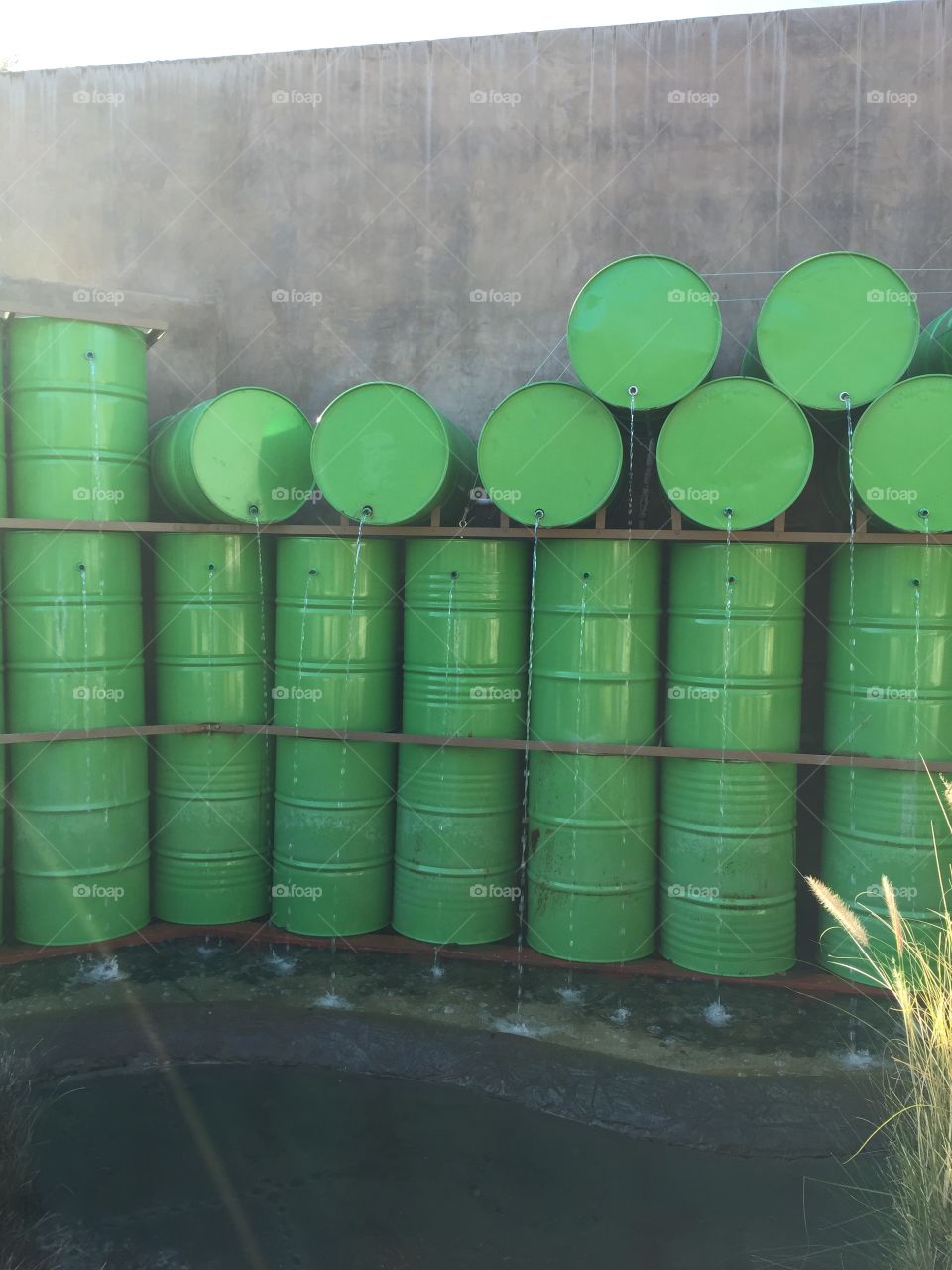 Green drums