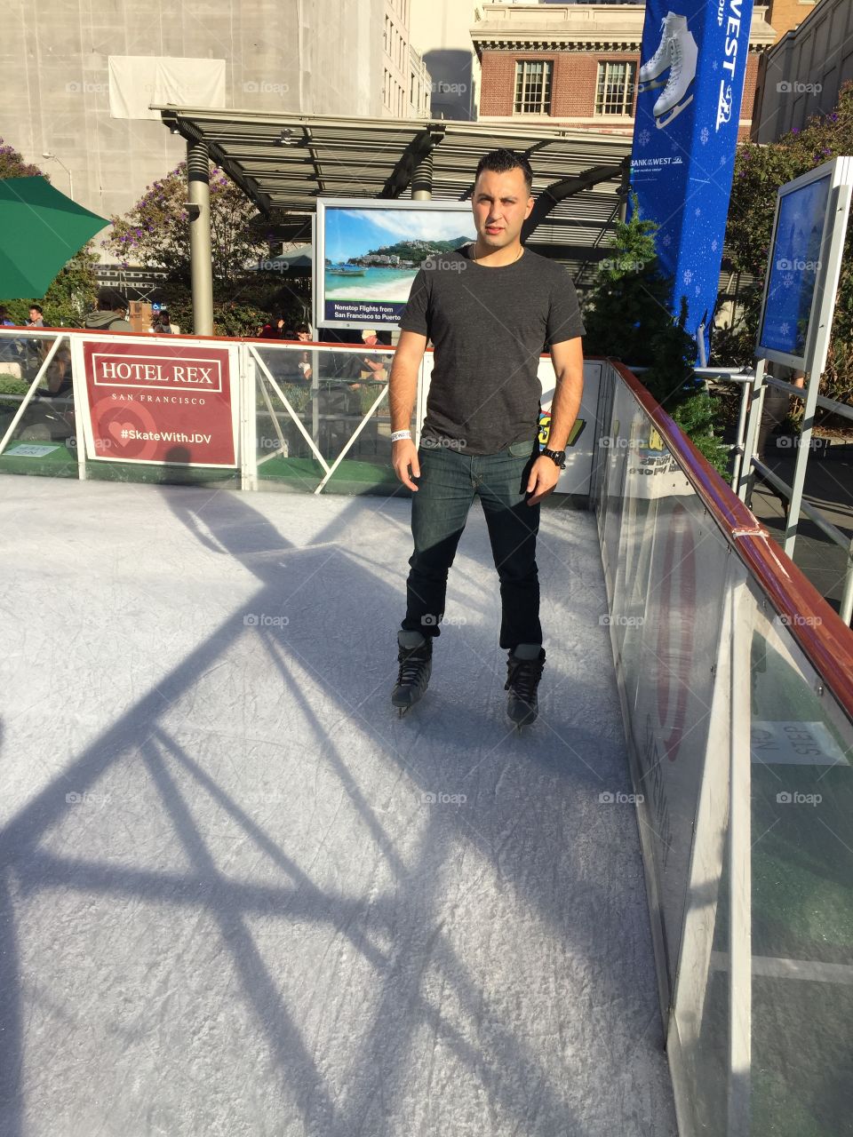 Ice skating 