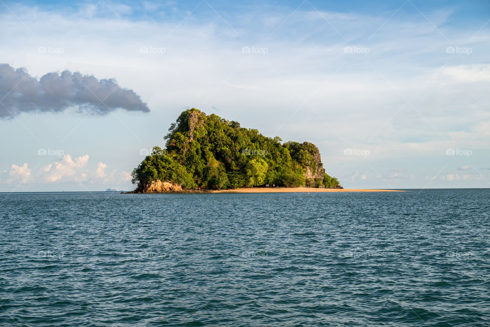 Beautiful sea scape in the southern of Thailand