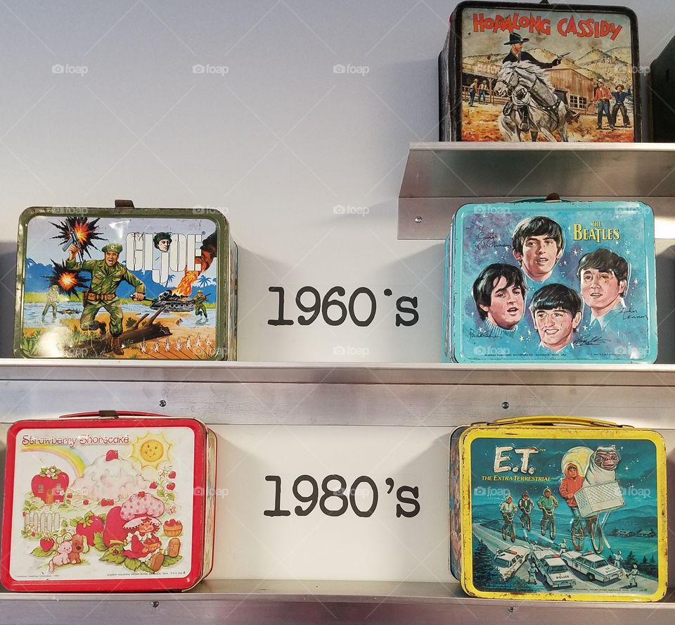 1969-1980 lunch boxes