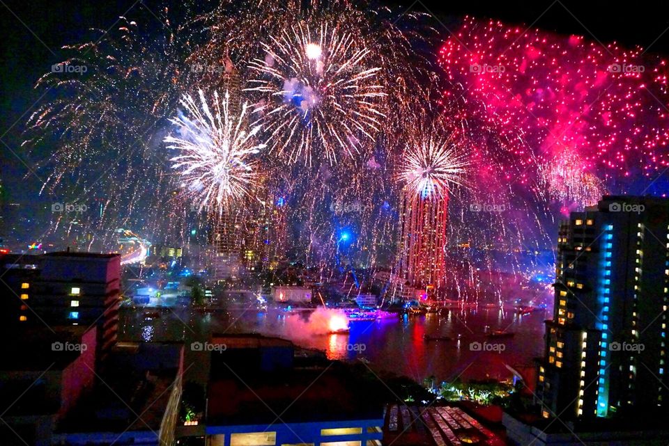 New Year fireworks 