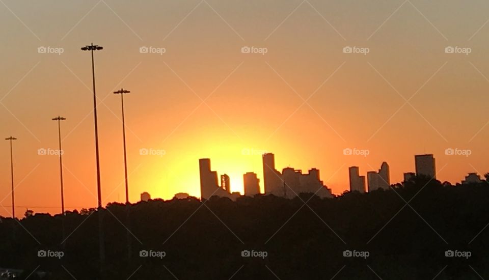 Houston, Tx Sunrise or was a sunset ? 