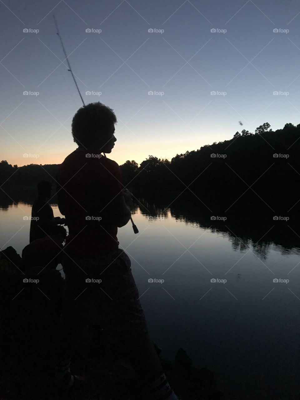 Fishing with son
