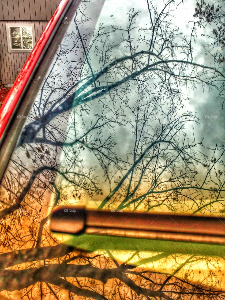 windshield reflections