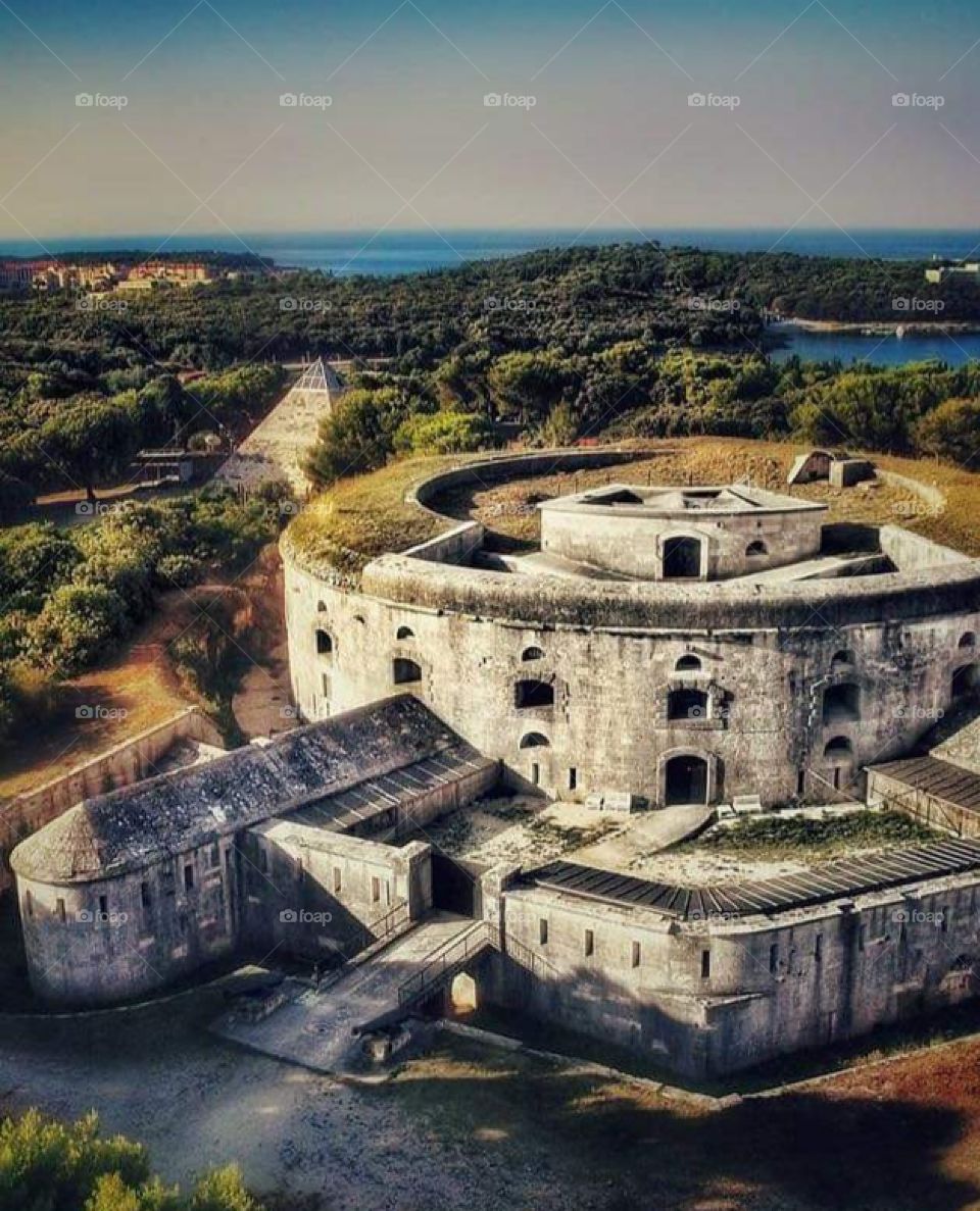 Pula  City From Croatia Port Borguignon Pula