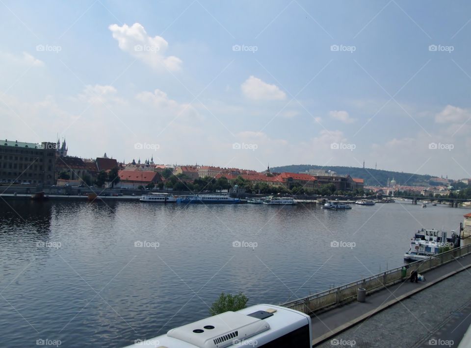 The Vltava River in Prague