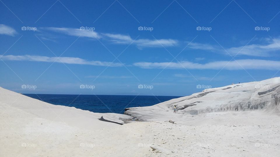 Sky and sea