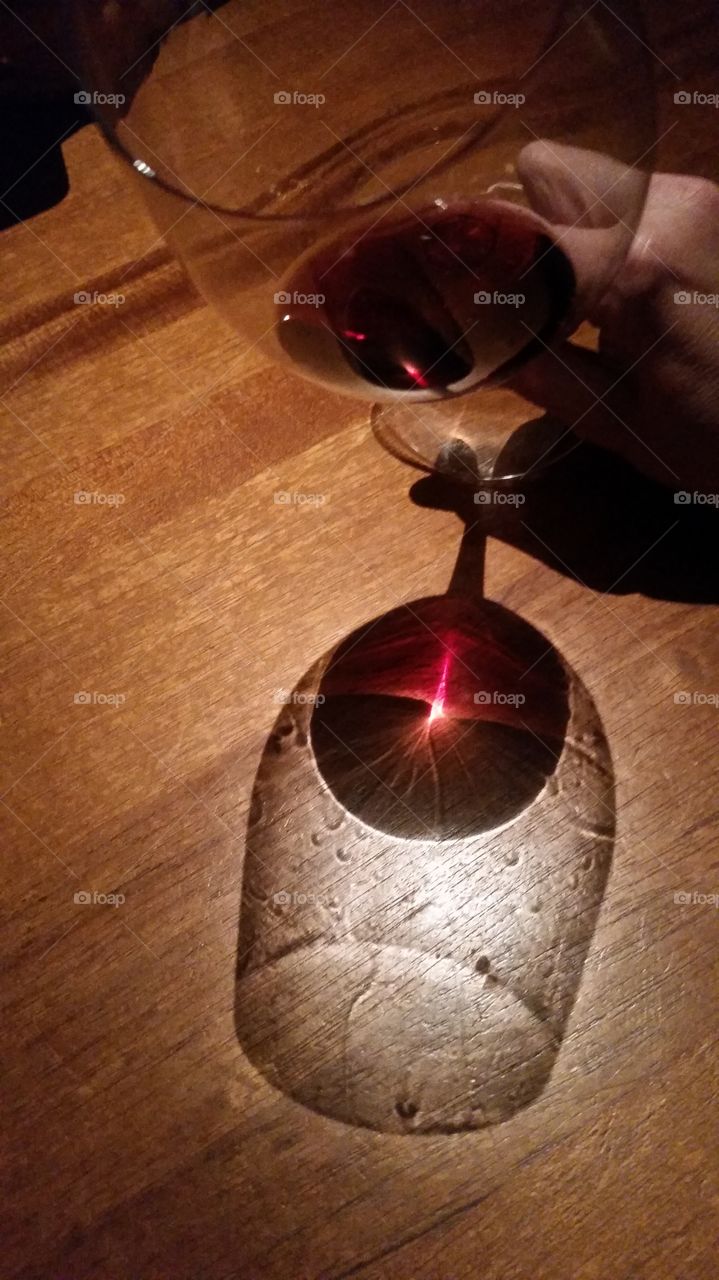 red wine reflection 2