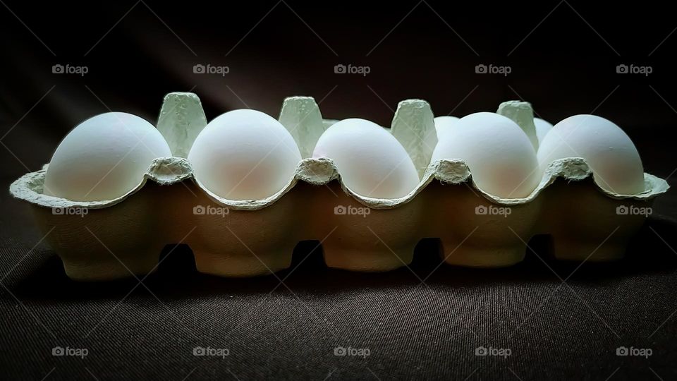 white eggs