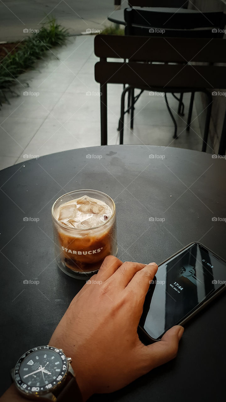 Aside Your Device, Enjoy The Coffee