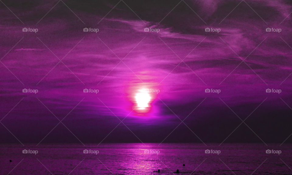 purple sky, see