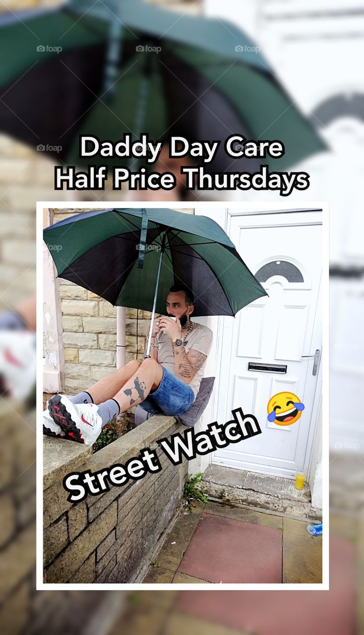 daddy Day care umbrella