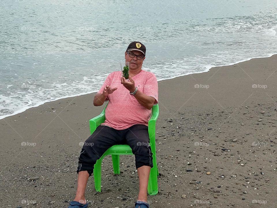 On the beach of ouad laou