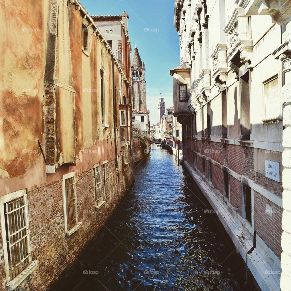 on the canals of Venice
