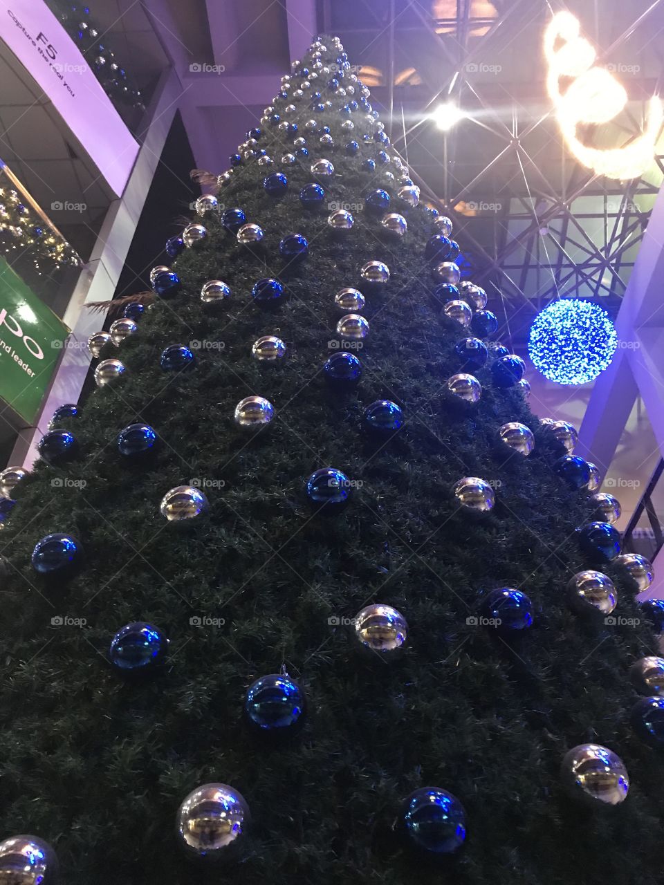 Christmas tree focus