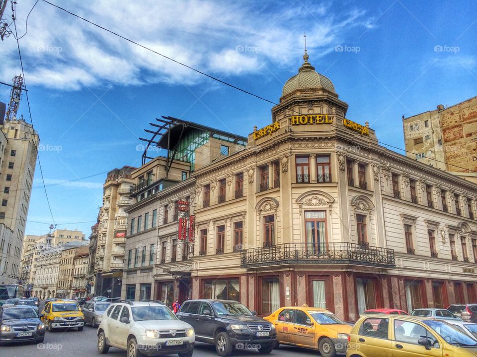 Bucharest downtown,Calea Victoriei