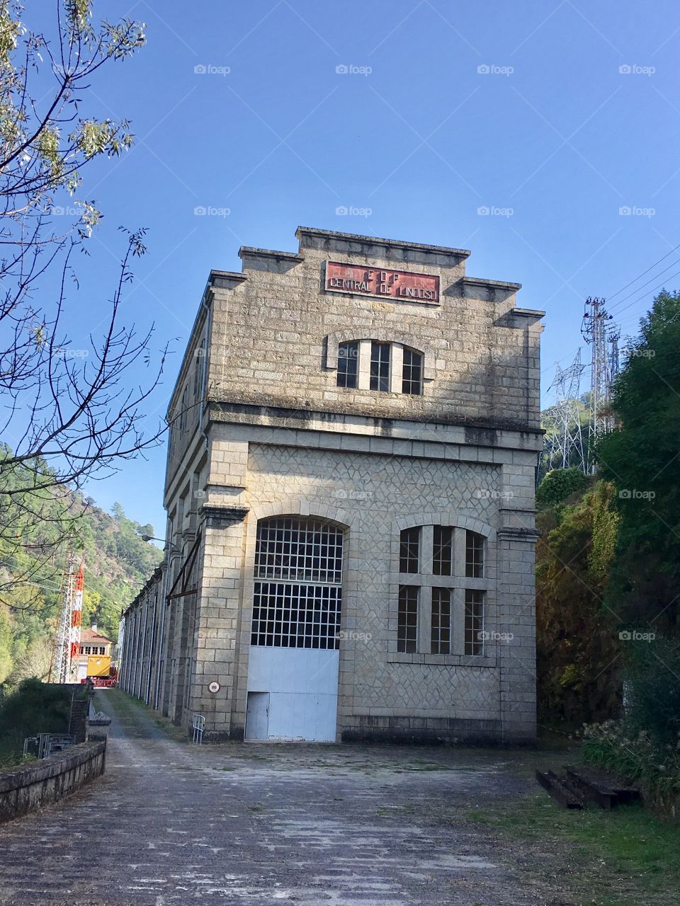 Old hydroelectric power station of Lindoso -Portugal 