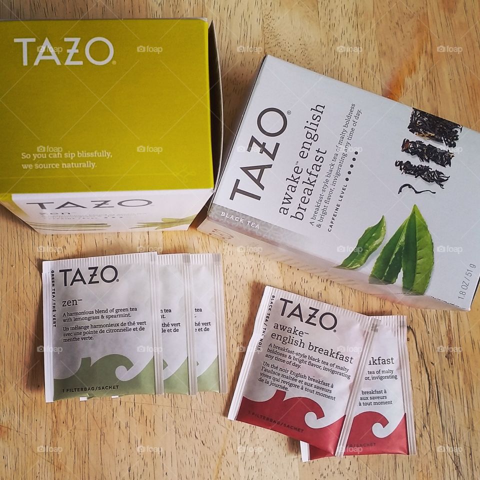 Tea bags Tazo zen