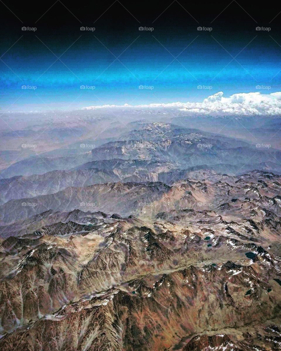 Aerial photo Afghanistan