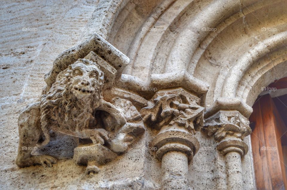 Detalle Lonja de la Seda (Valencia - Spain)