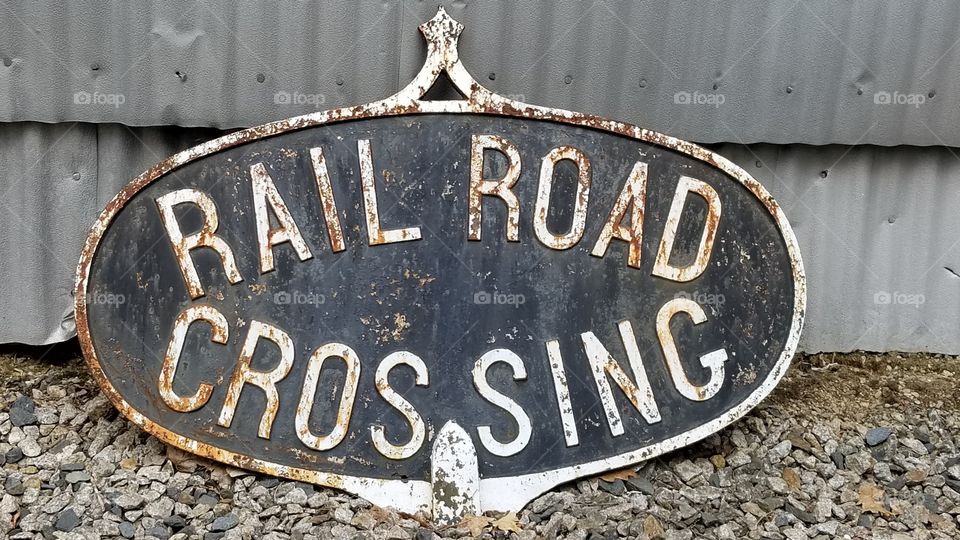 Old Railroad Sign