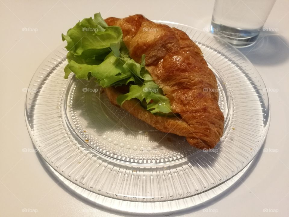 Croissant with fillings