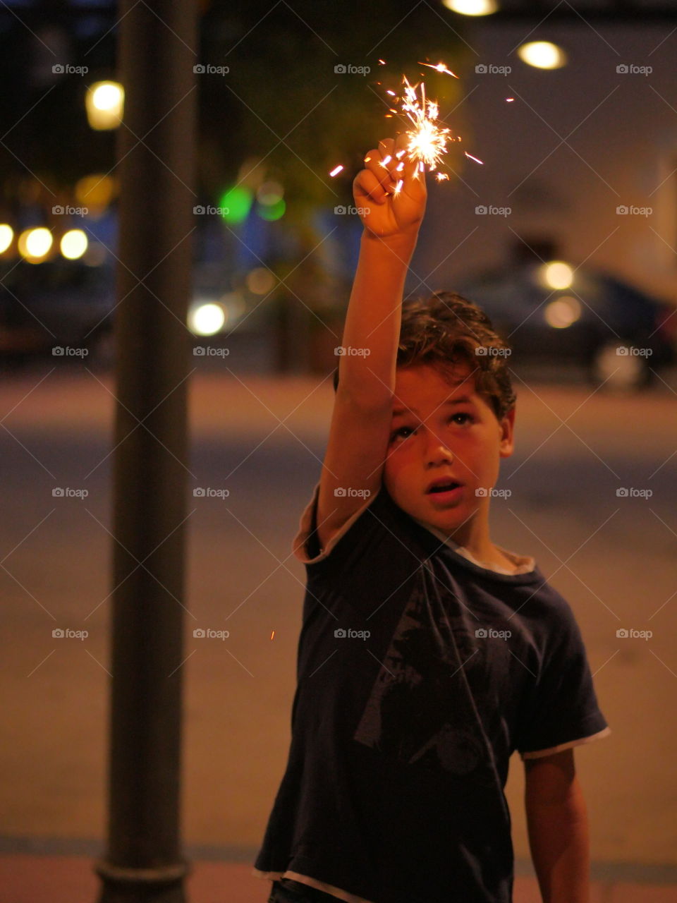 Bengal handled by child