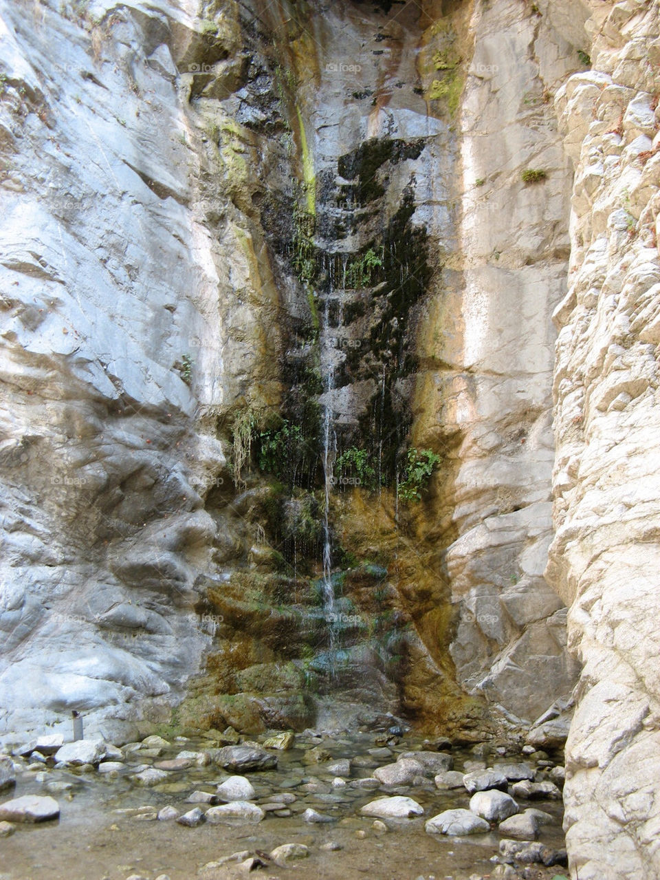 Trickling waterfall