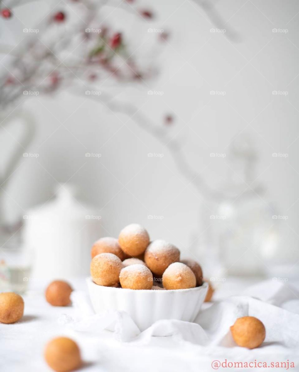 Homemade fritters from Komiža