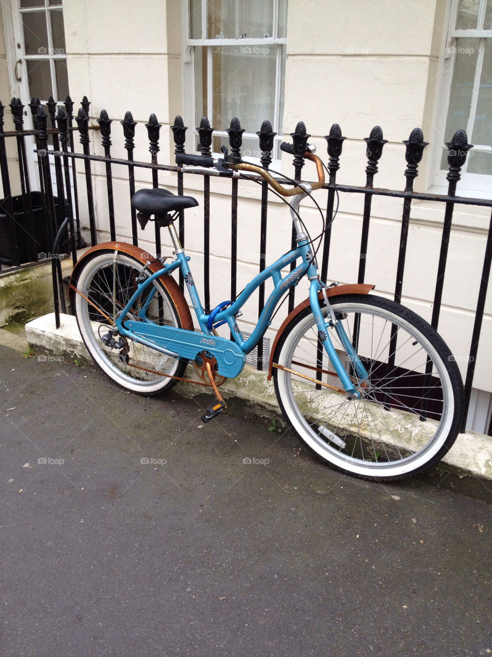 brighton bicycle blue bike by ShutterBug_NikonGirl